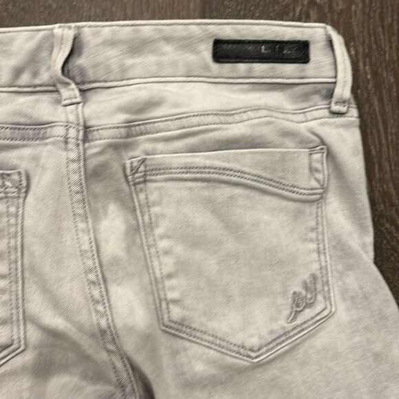 Express Light Gray Skinny Jeans Sz 0 - Picture 7 of 7